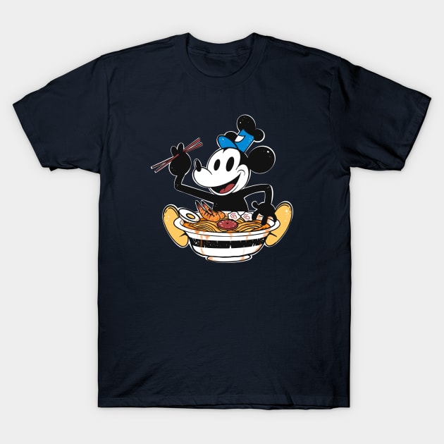 Steamboat willie ramen edition T-Shirt by Paundra